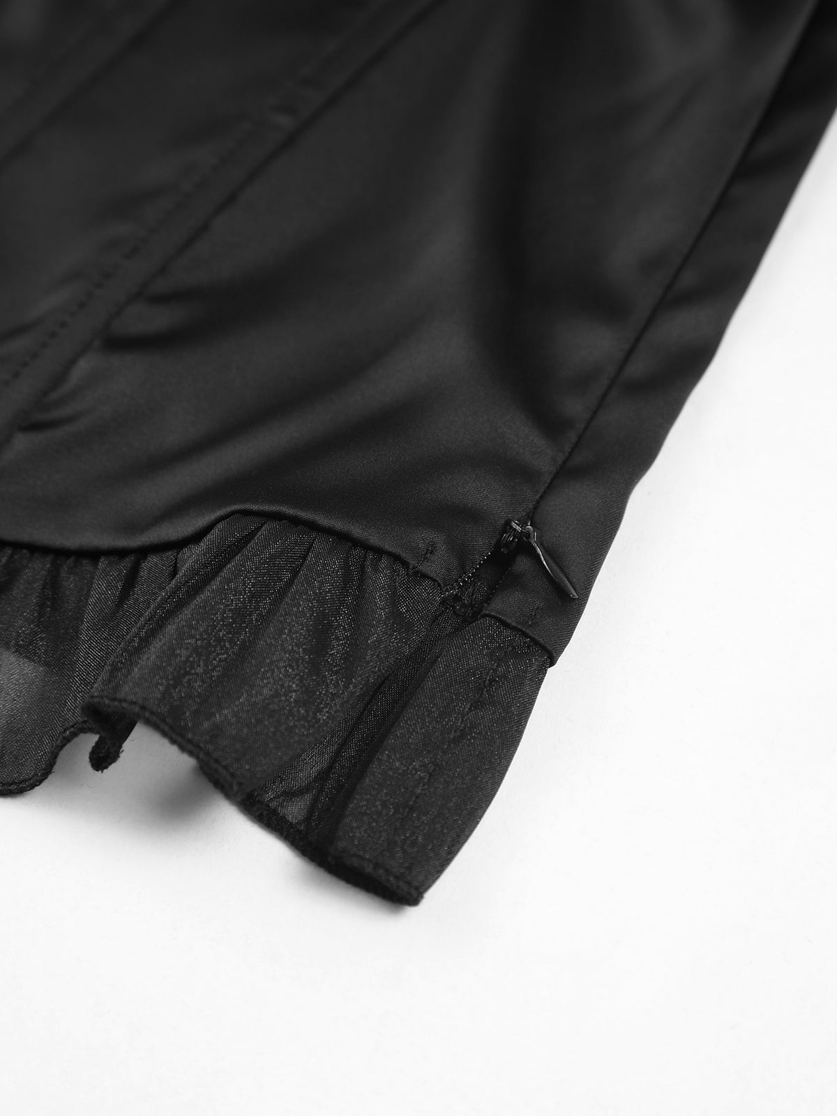Balletcore Satin Mesh Bustier Cami Topp