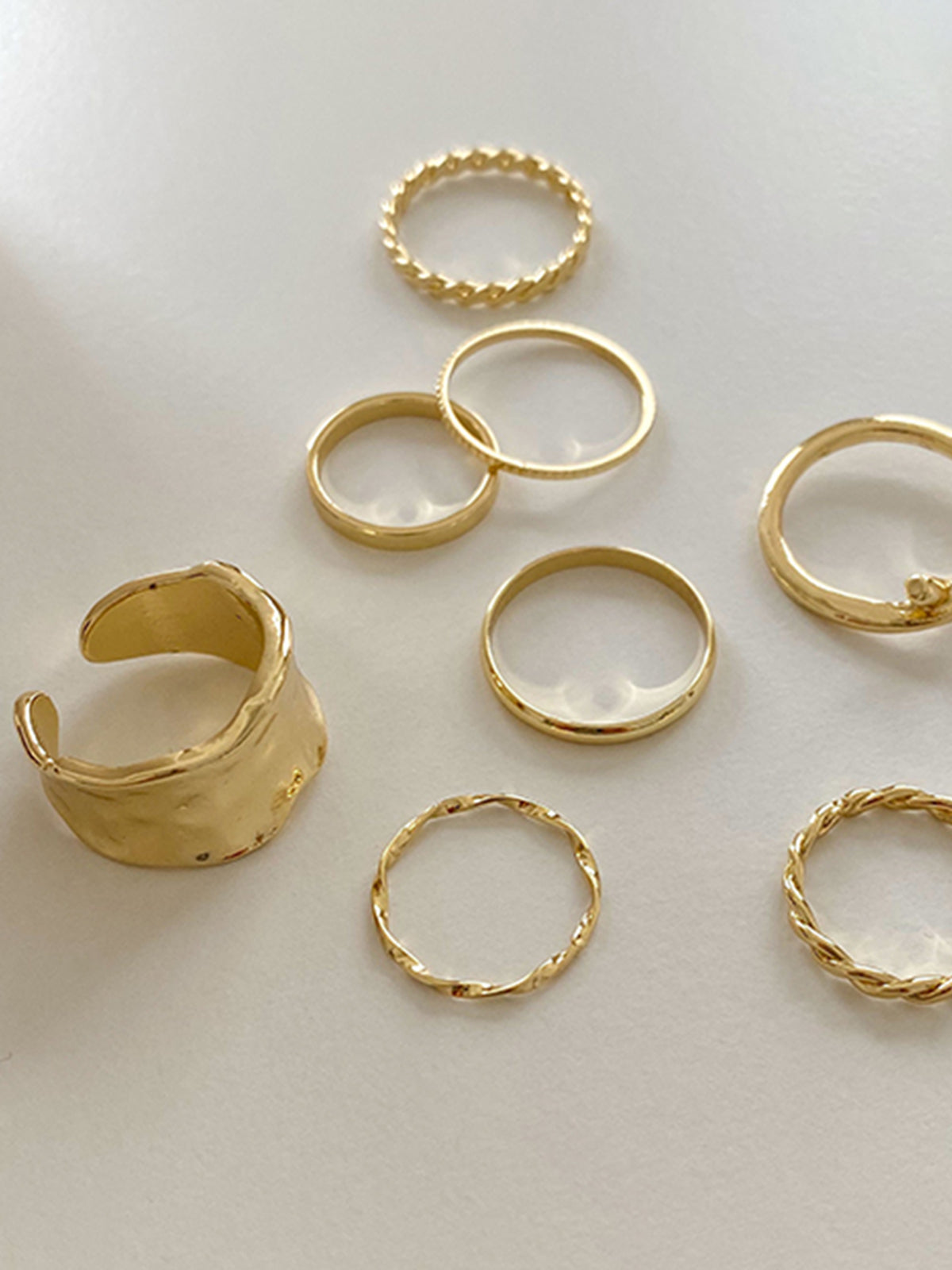 8 st Enkel Ring