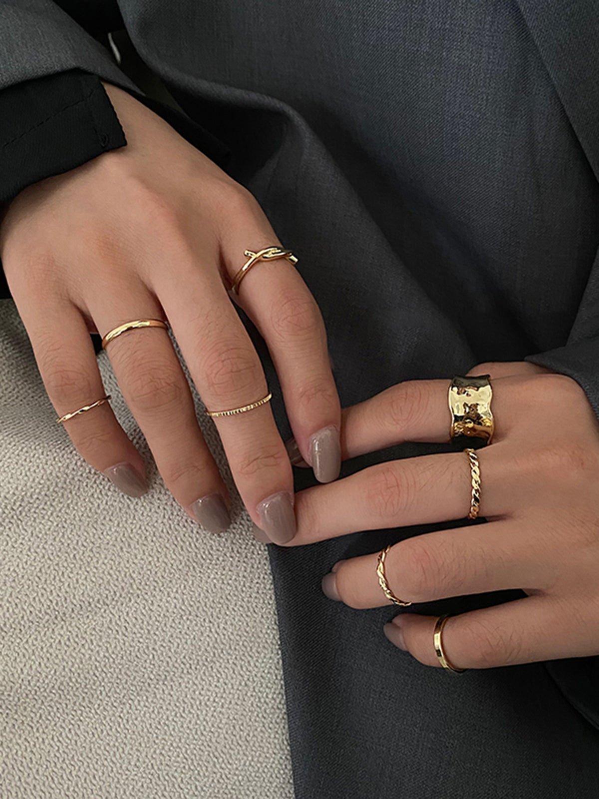 8 st Enkel Ring