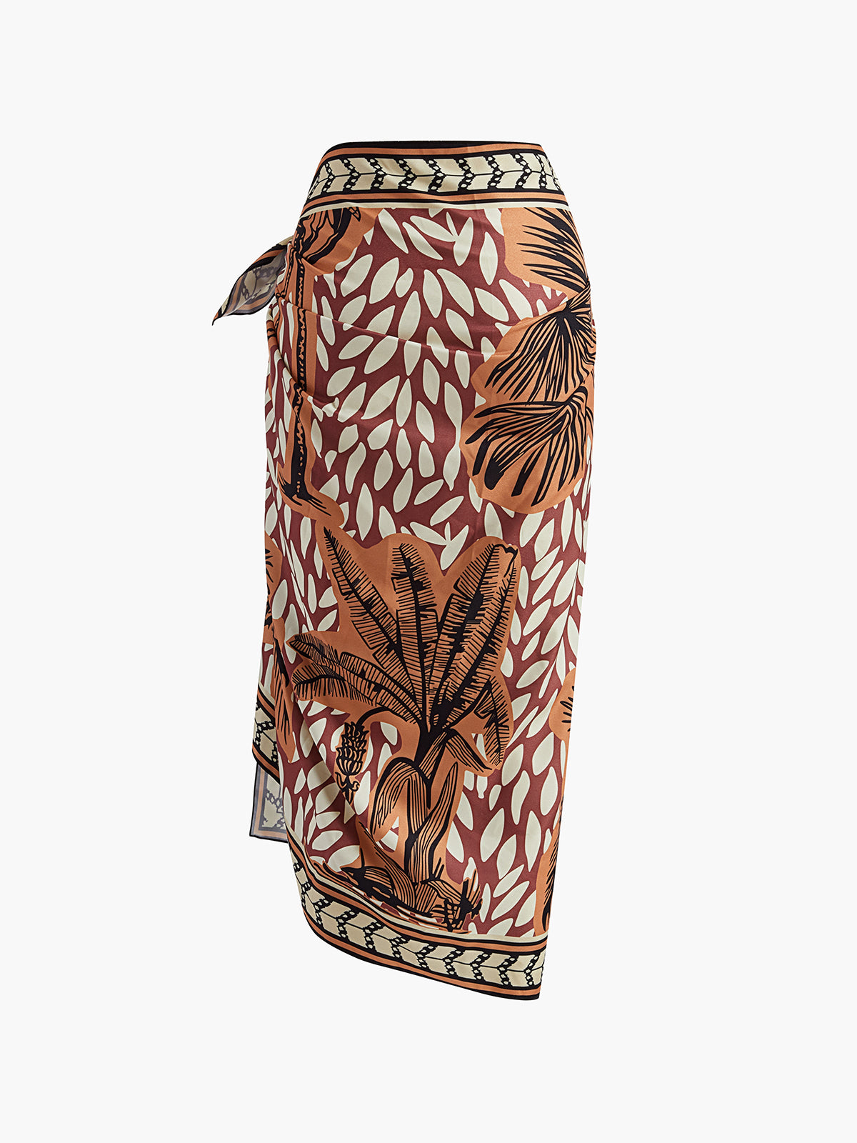 Blomsterprint knyttet cover-up
