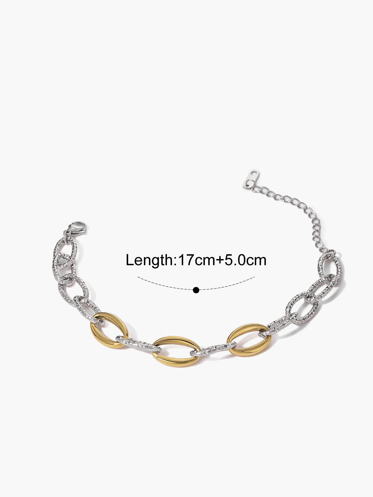 Golden & Silver Link Bracelet