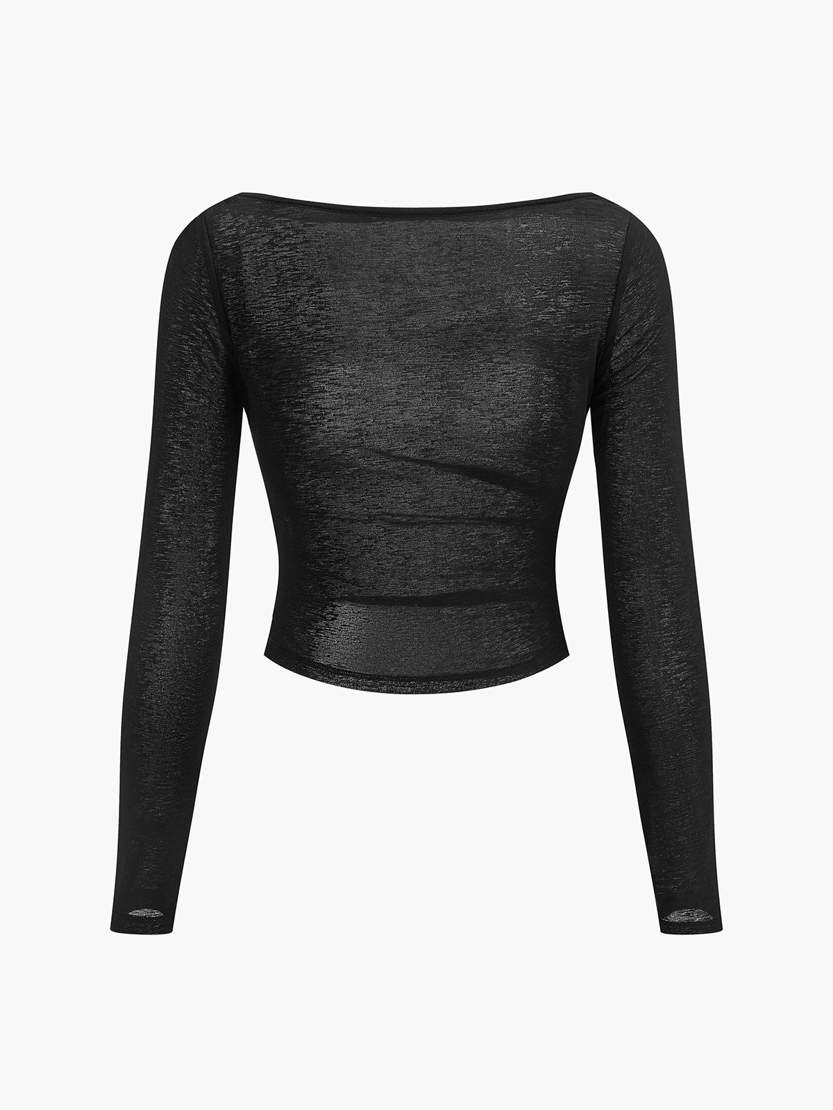 Rak halsringning med skir paneljerseytopp
