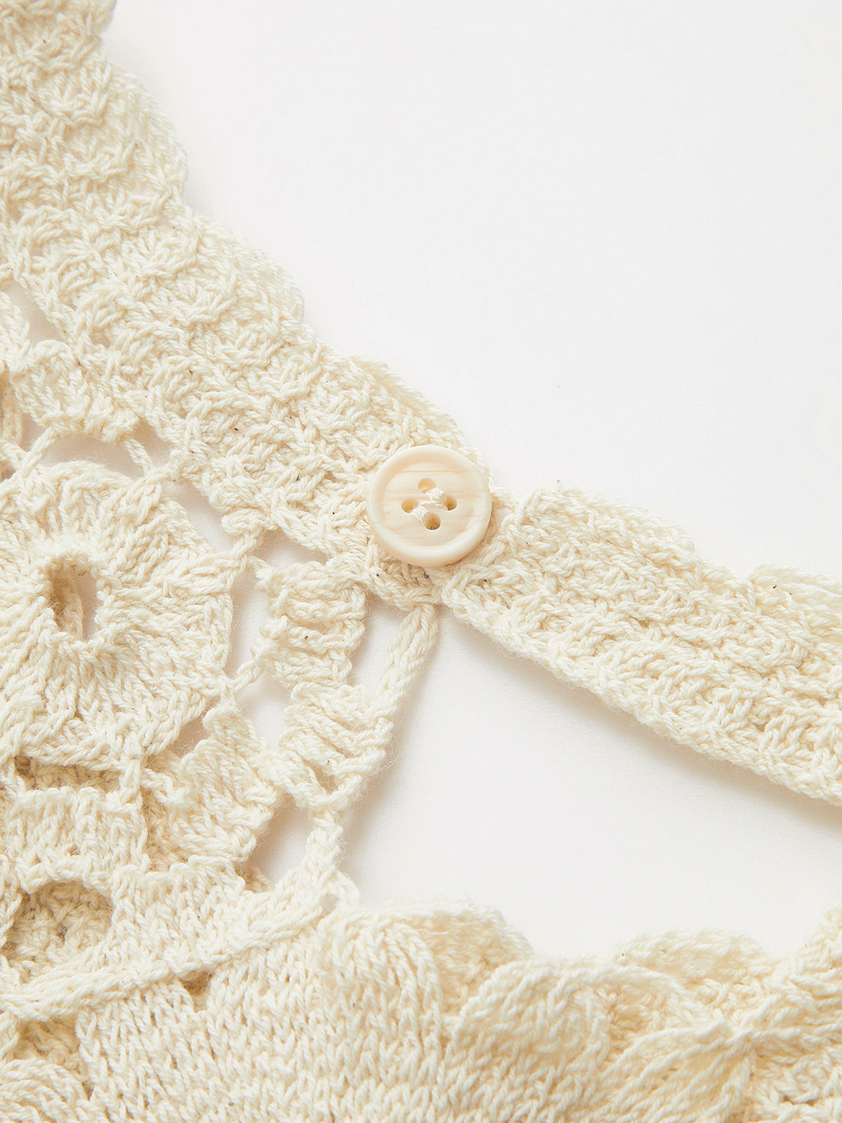 Embroidered Crochet Top