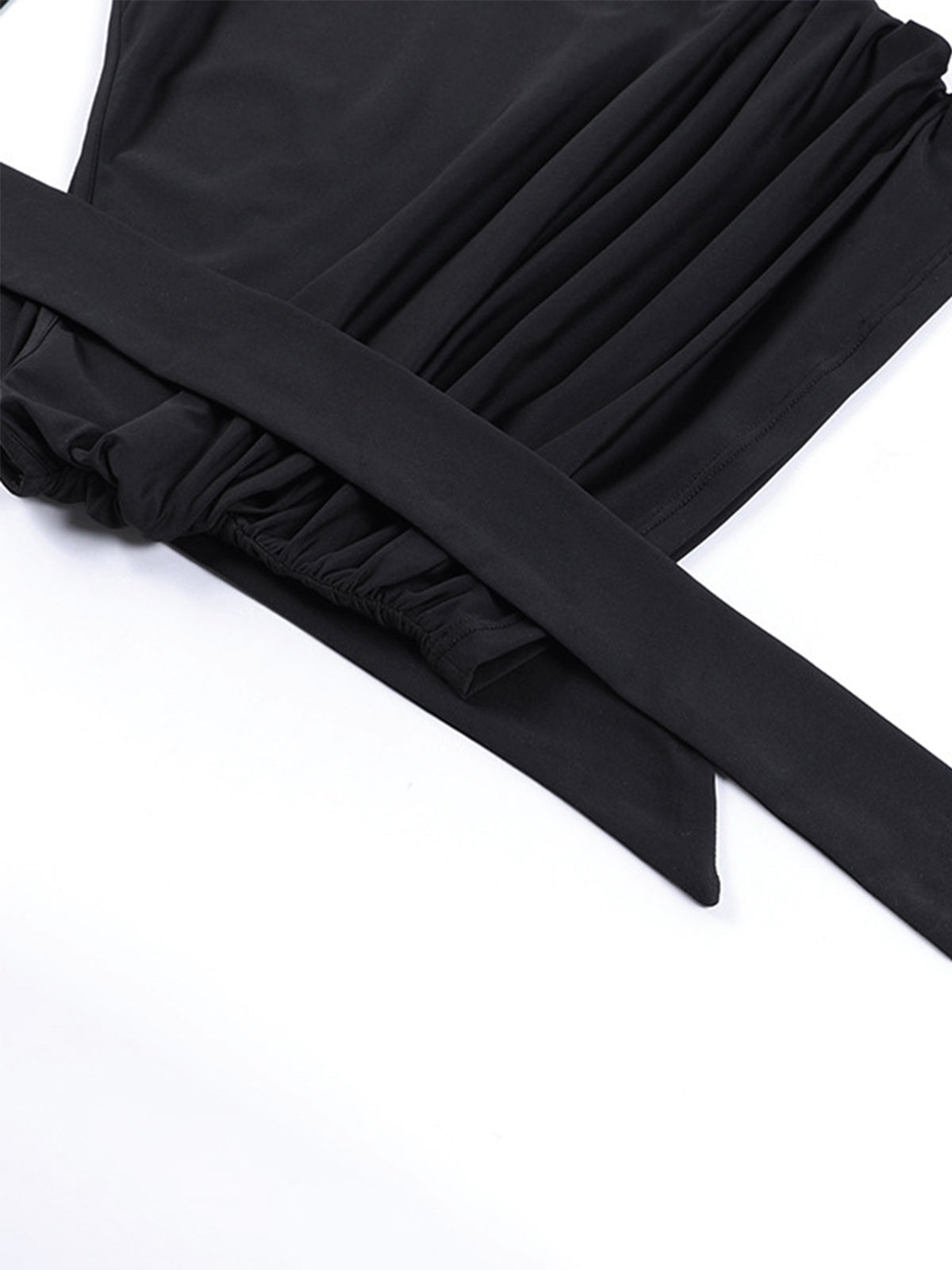 Asymmetrisk topp med halterneck 
