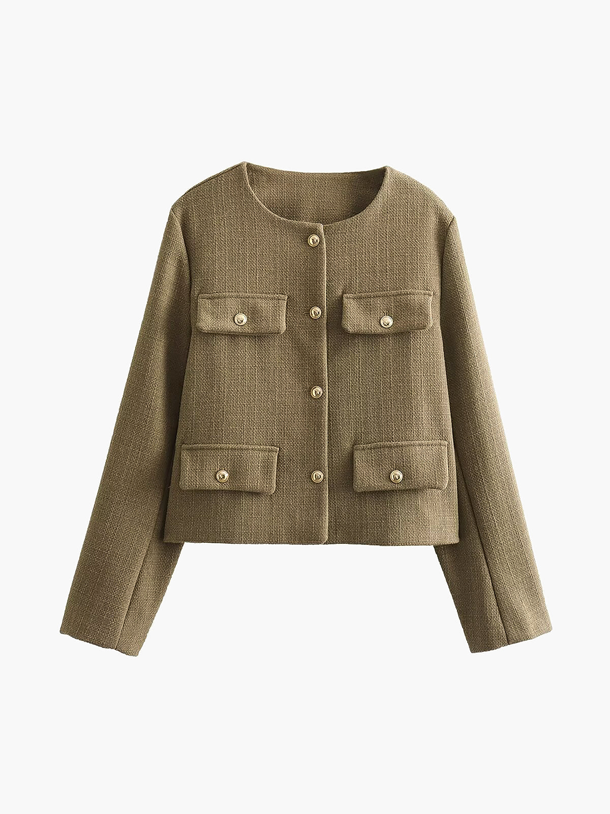 Vintage Button Tweed Jacket
