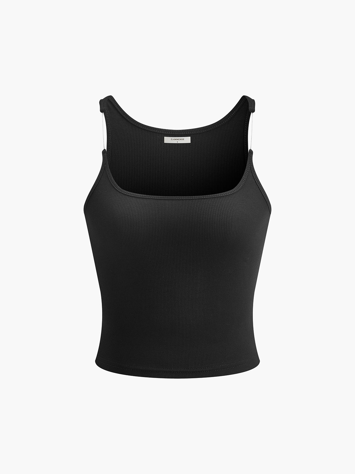 Transparent linne med remmar 
