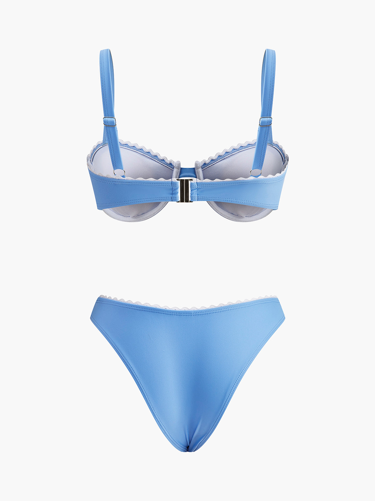 Bikiniset med vågig kant 