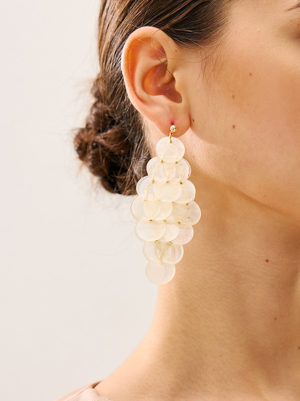 Shell Chandelier Earrings